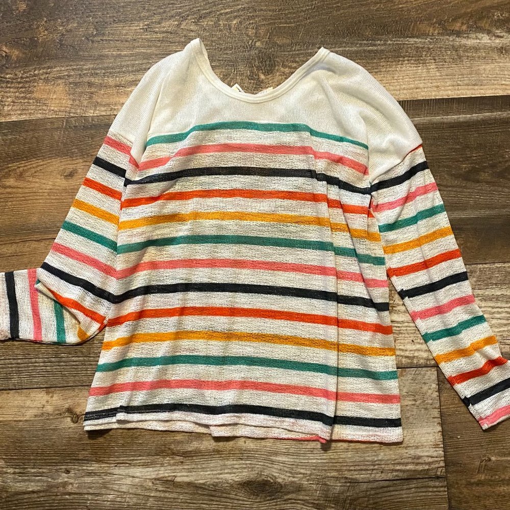 Bibi Striped Waffle knit